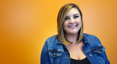 A photo of Brittany Stephens, Director of Client Success at Fourandhalf